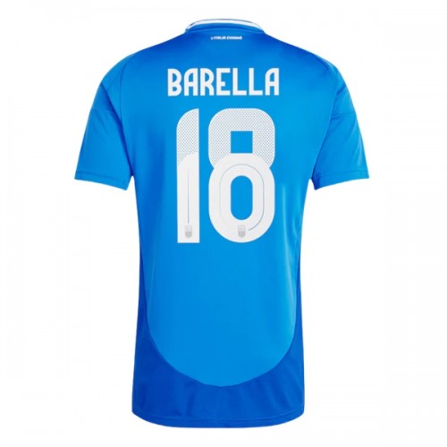 Prima Maglia Italia Barella 18 Euro 2024 Prima Maglia Italia Barella 18 Euro 2024